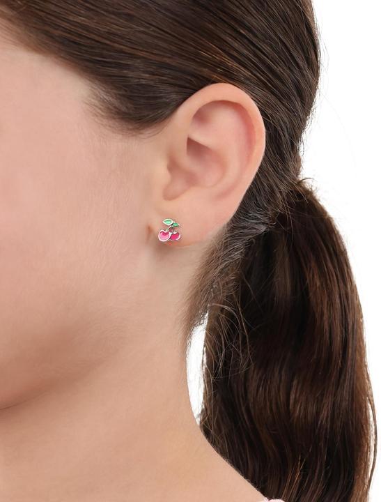 Immagine prodotto Prinzessin Lillifee Ohrschmuck für Mädchen, 925 Sterling Silber | Kirsche (Argento 925)