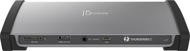 Actual product image j5Create JTD562-FN 8K-Thunderbolt™ 4-Dockingstation - EU, Kabelgebunden, Thunderbolt 4, 96 W, 3,5 mm (Thunderbolt, 3 Ports)