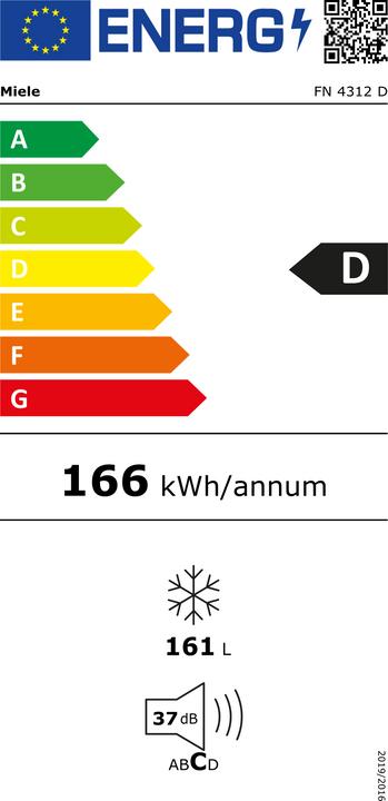Energy Label Miele FN 4312 D (Stand-alone, 161 l)
