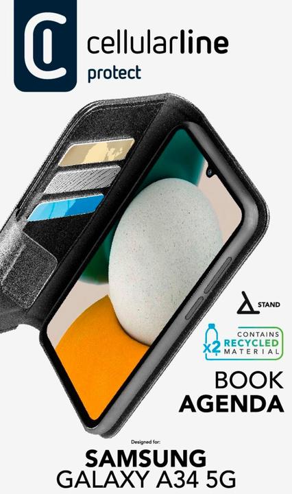 Actual product image Cellularline Book Agenda 2 (Samsung Galaxy A34 5G)