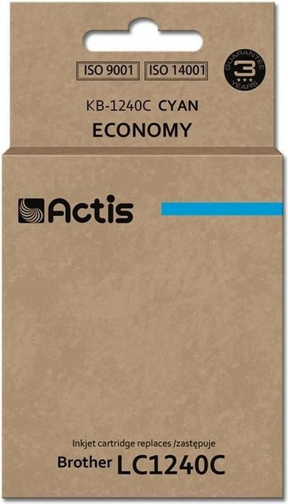 Actual product image Factis KB-1240C ink cartridge Brother LC1240 cyan - Compatible - Ink cartridge (C)