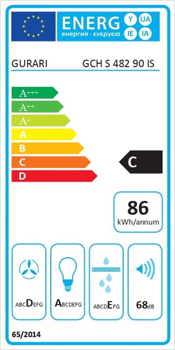 Label énergétique Gurari GCH S 482 90 IS