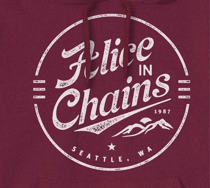 Immagine prodotto Alice In Chains Felpa con cappuccio Circle Logo Pullover Unisex Adulto (L)