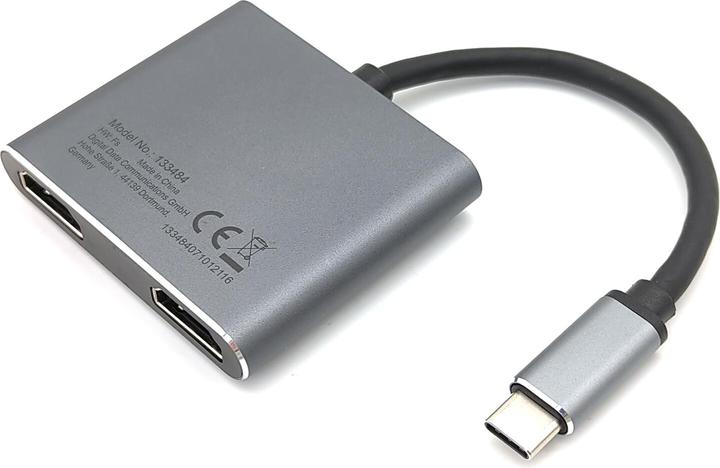 equip Adaptateur USB-C 4 en 1 double HDMI (USB-C, 3 Ports)