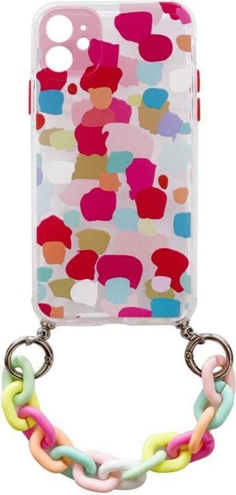 Immagine prodotto Hurtel Custodia a catena colorata cover elastica flessibile in gel con ciondolo a catena per Samsung (Samsung Galaxy A42 5G)