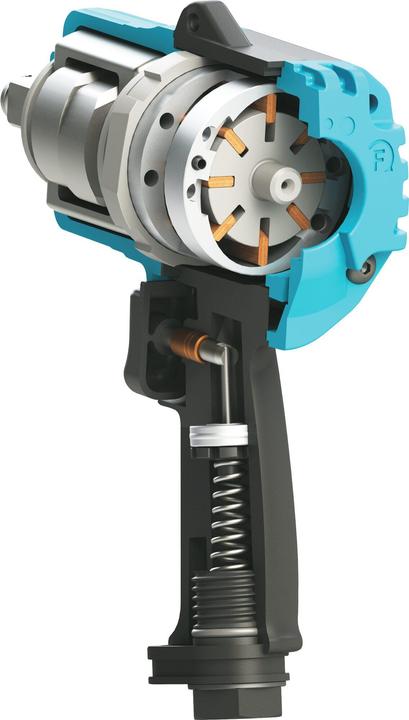 Produktbild HAZET Twin Turbo Schlagschrauber 9012TT ∙ Lösemoment maximal: 2200 Nm ∙ Vierkant 12,5 mm (1/2 Zoll)… (Druckluft)