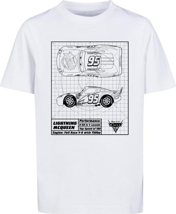 Immagine prodotto Absolute Cult Maglietta Cars - Saetta McQueen Blueprint Basic - 133315 (158, 164)