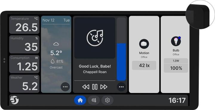 Actual product image Shelly Wall Display X2 Black