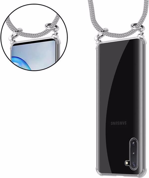 Produktbild Cadorabo TPU Handy Kette SILBER Cover