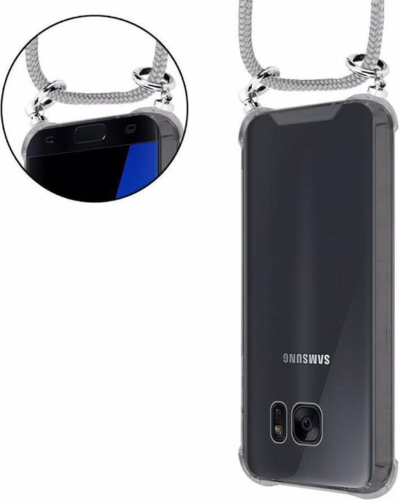 Produktbild Cadorabo TPU Handy Kette SILBER Cover