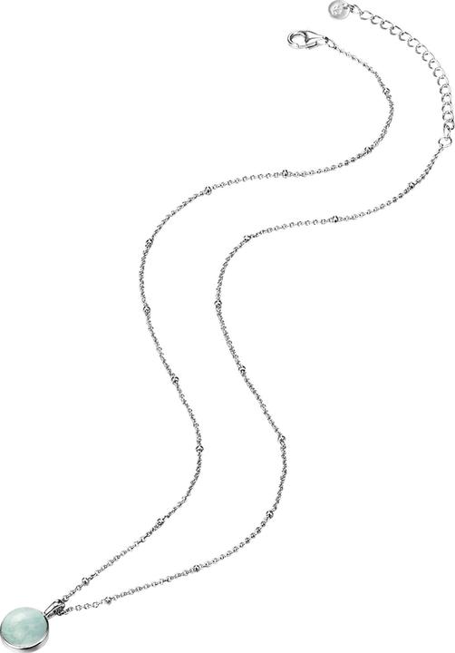Immagine prodotto Glanzstücke München Donna Argento Amazonite Argento 40,0 cm Catena base + 5,0 cm Estensione - 11030 (Argento 925, 40 - 45 cm)