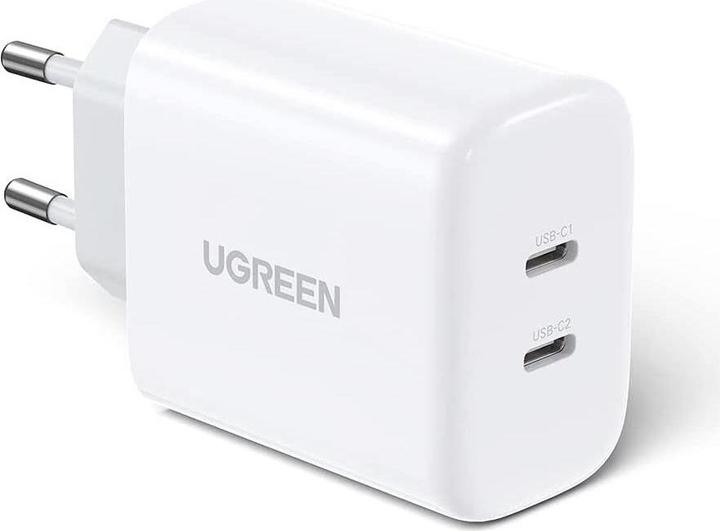 Produktbild Ugreen USB-C+USB-C 40W PD Wall Charger EU (40 W)