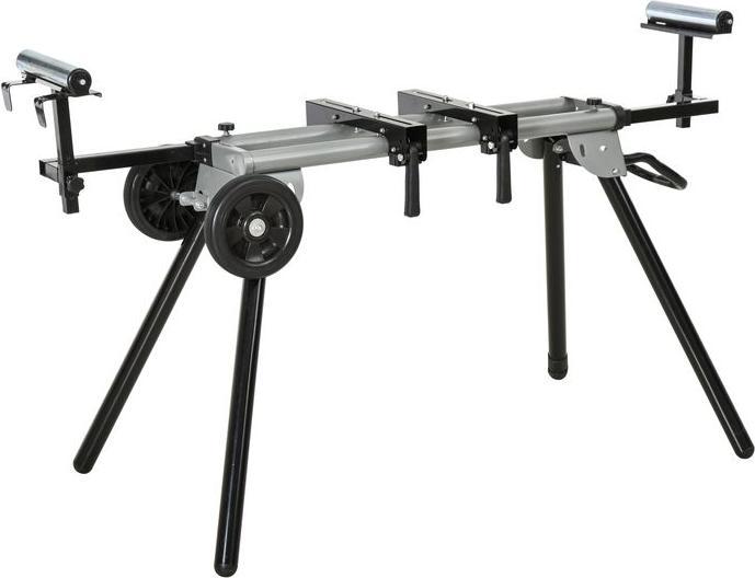 Produktbild Swisshandel24 Untergestell für Kappsägen Arbeitstisch für Kapp- und Gehrungssägen Sägengestell Kappsäge Stahl Schw (73 cm, 245 cm)