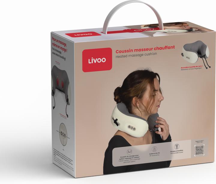 Actual product image Livoo Heated massage cushion