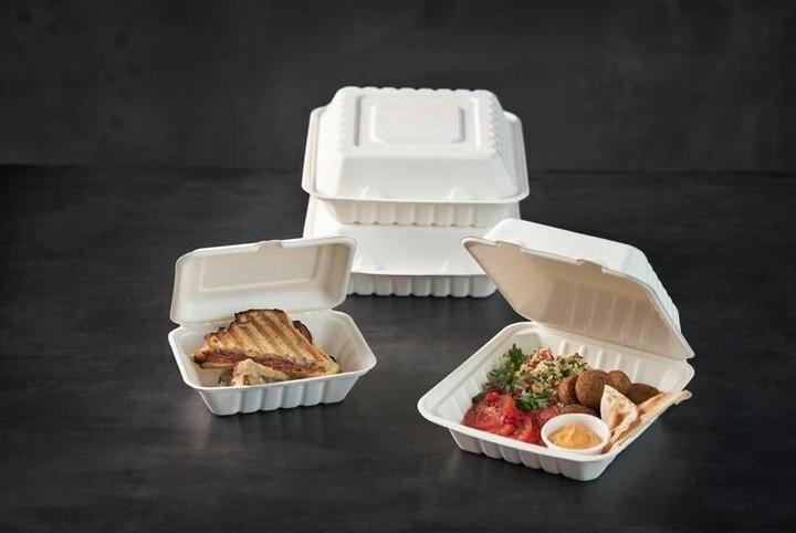 Actual product image Biopak Menu box undivided 1200 ml, 50 pieces (50 x)