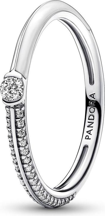 Pandora ME Pavé & Weisser Doppelring