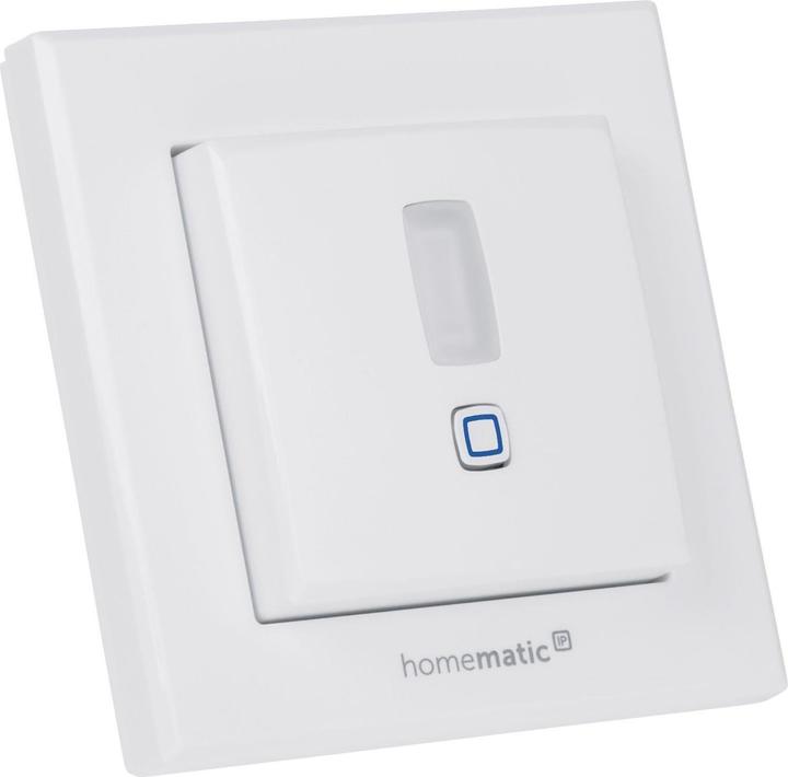 Actual product image Homematic IP Smart Home wireless motion detector in WM55 frame (12 m)