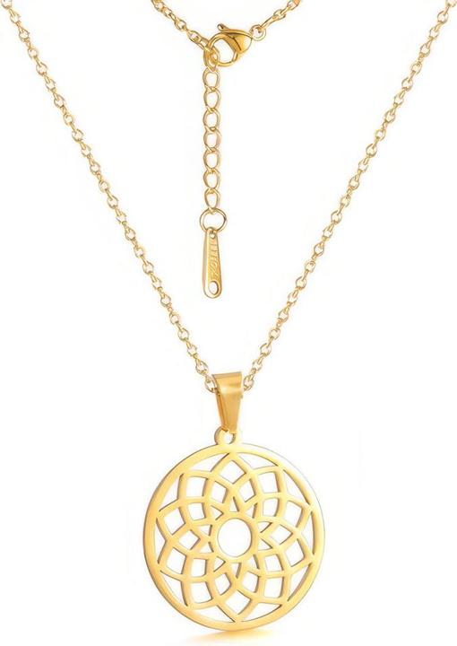 Produktbild Perlstein Blume des Lebens Ohrringe (Metall)