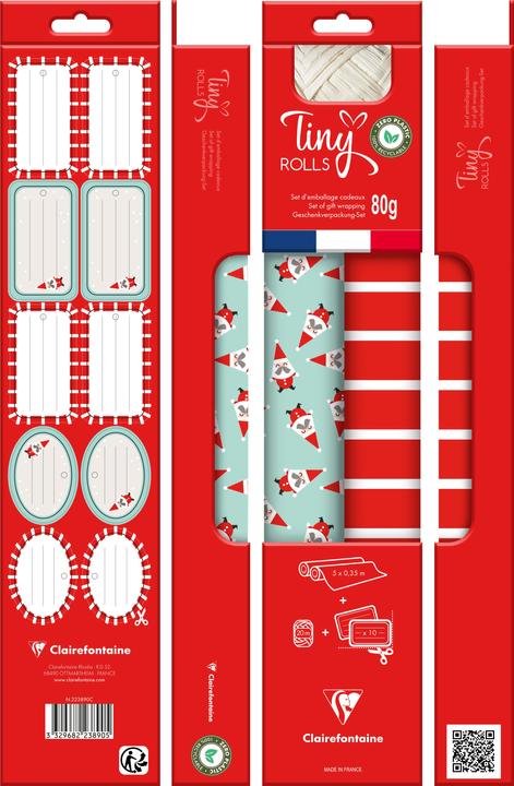Produktbild Clairefontaine Tiny Rolls Set (Geschenkpapier, 1 x)