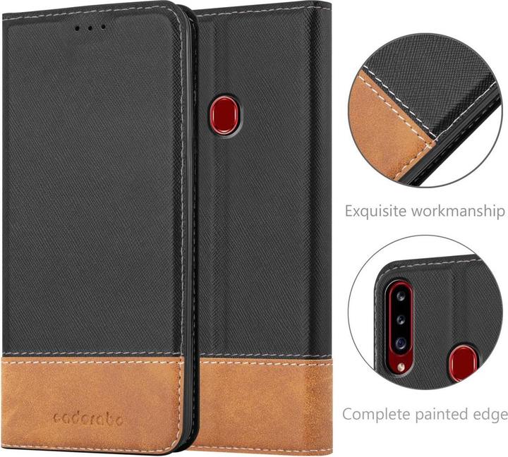 Productafbeelding Cadorabo X-Wallet hoes voor kunstleer pak (Samsung Galaxy A20)
