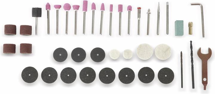 Actual product image Chilitec Mini drill "DRILL-FLEX, 40-piece, with flexible shaft (Electrical connection)