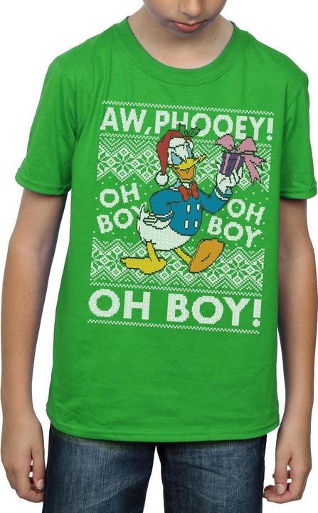 Image du produit Disney - T-shirt DONALD DUCK CHRISTMAS FAIR ISLE - Garçon (152, 158)