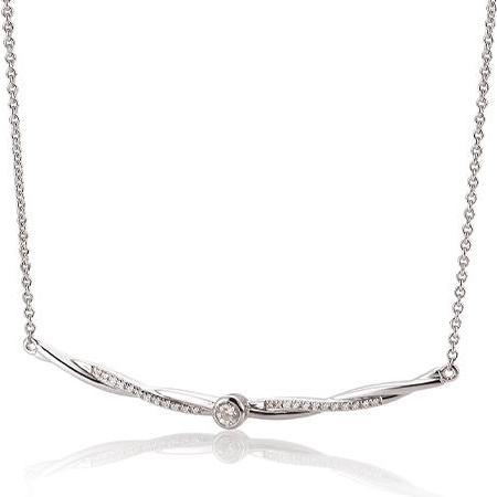 Breuning COLLIER - BRILL. 0,192 Ct. H/si (750/18 K Gold)