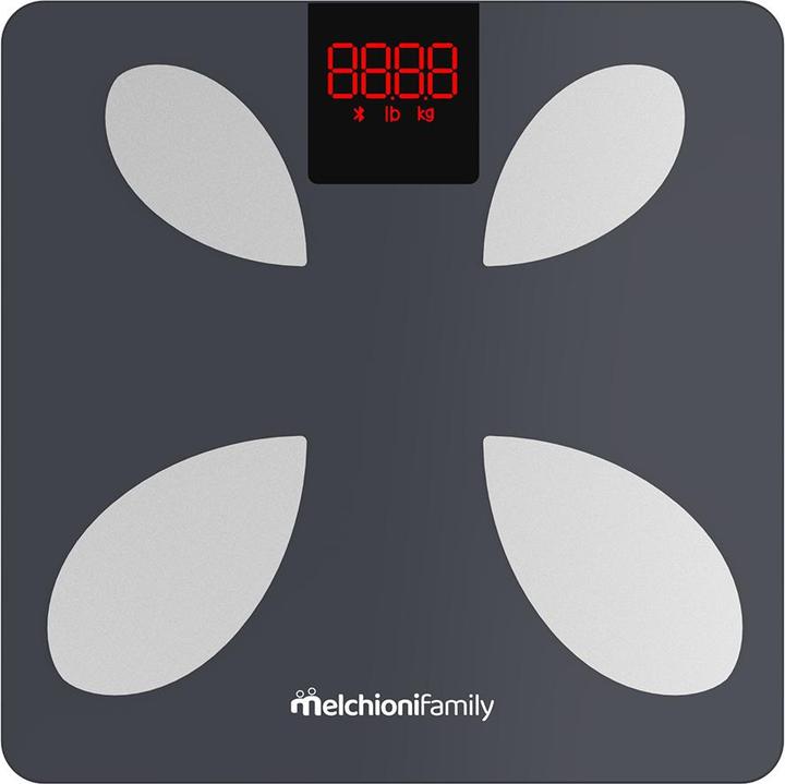Produktbild Melchioni PIUMA Personenwaage smart mit farbigem LCD-Display, drahtloser Verbindung, Kapazität 180 kg (180 kg)