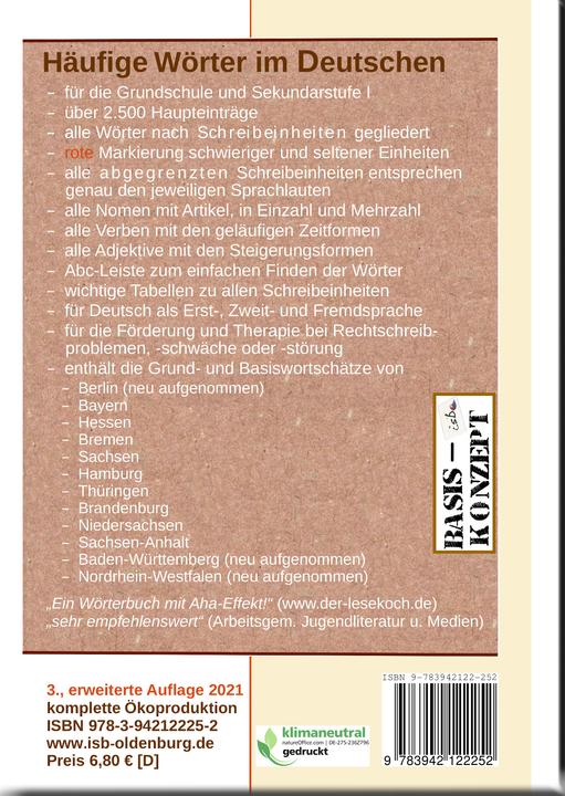 Actual product image Häufige Wörter (German, Günther Thomé, Dorothea Thomé, D. Orie, 2021)
