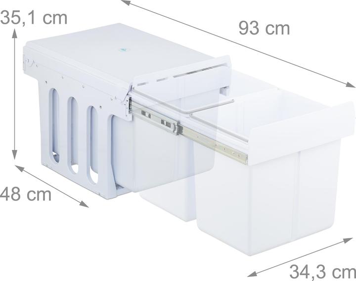 Actual product image Relaxdays Pull Out Bin (15 l)