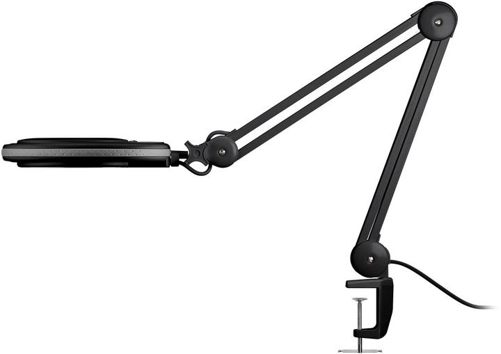 Image du produit Goobay Lampe loupe à pince à LED, 8 W, noire (650 lm)