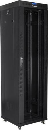 Produktbild Lanberg FF01-6642-12BL rack cabinet 42U Freestanding rack Black (42 HE, 19 Zoll Rack)