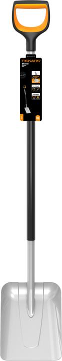 Image du produit Fiskars Pelle pour soulever et déplacer des matériaux en vrac et de la neige, Longueur : 130 cm, Bordure