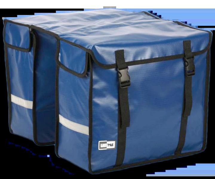 Lastpak Sacoche de vélo double bisonyl noir 46 litres (46 l, Sacoches)