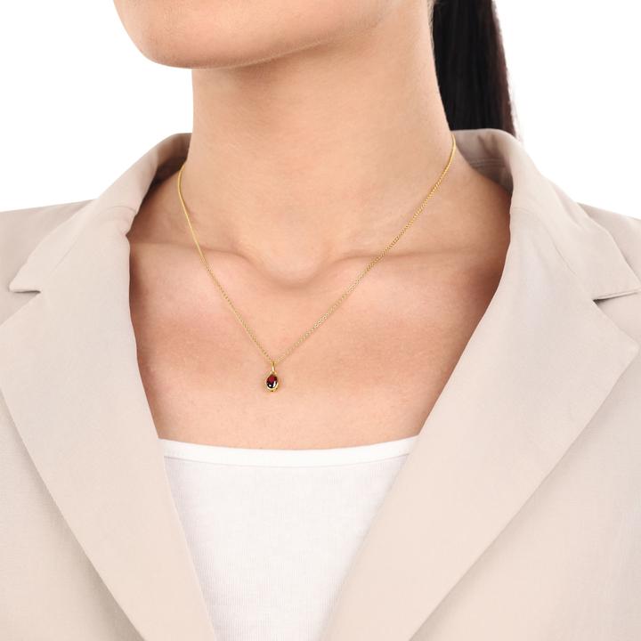 Produktbild Amor Anhänger für Damen, 925 Sterling Silber, Schmuckstein synth. (Silber 925)