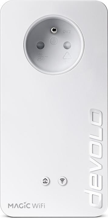 Actual product image Devolo Magic 1 WiFi Ethernet LAN Wi-Fi White 2 pc(s) (1200 Mbit/s)
