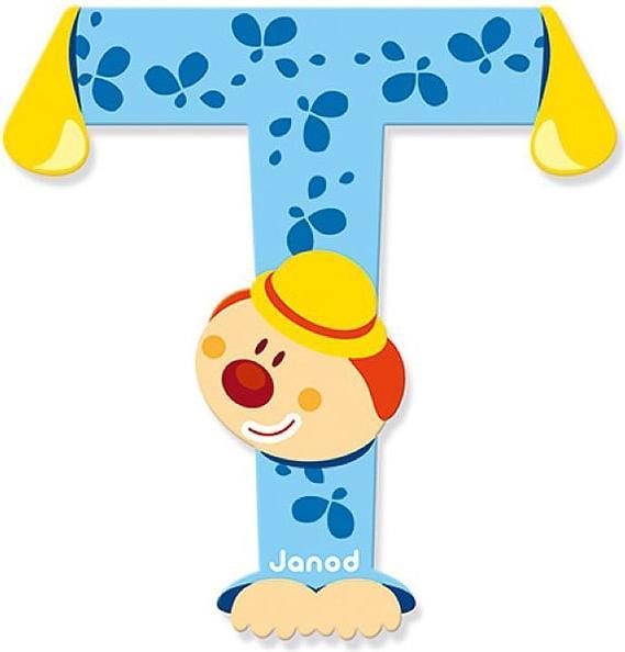 Produktbild Janod Clown Buchstabe T