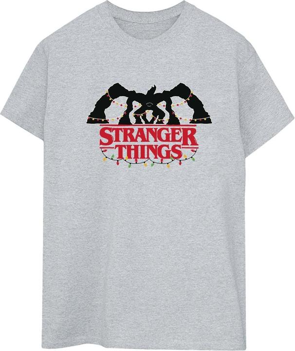 Netflix Stranger Things Demogorgon Christmas Lights TShirt (XXL)