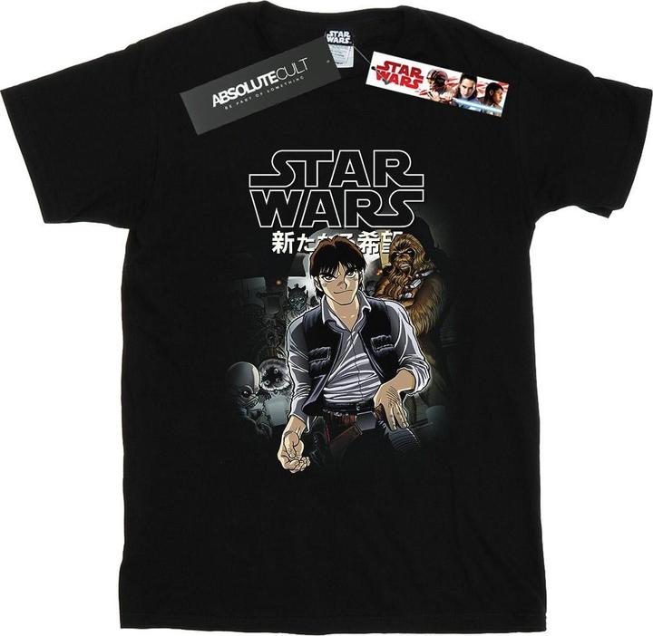 Star Wars Han And Chewie Anime TShirt (3XL)