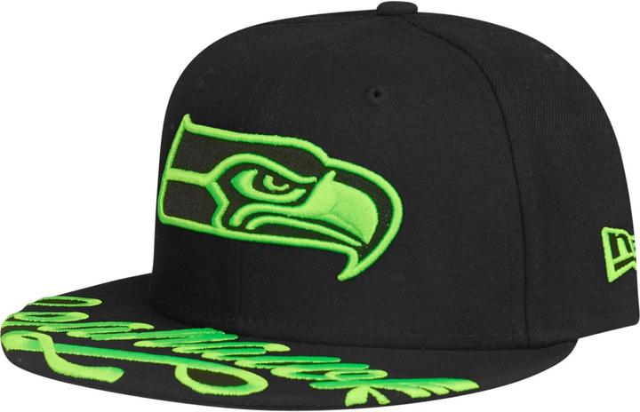 Produktbild New Era 59Fifty Cap - NEON SCRIPT Seattle Seahawks - 7 1/8 (7 1/8)