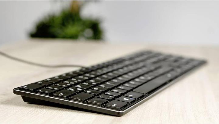 Produktbild Speedlink Tastatur RIVA Slim Metal Scissor, schwarz retail (DE, Kabelgebunden)