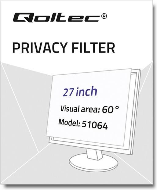 Produktbild Qoltec Privacy filters SHOW | 27" | 16:9 (27", 16 : 9)
