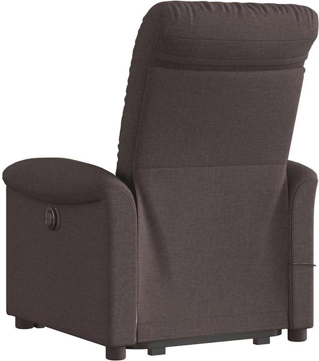 Produktbild VidaXL Elektrischer Massagesessel mit Aufstehhilfe Dunkelbraun Stoff