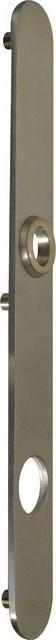 Image du produit Nickal Plaque de porte 1190-1193 extérieur avec 3 ergots 30x255x4mm (Garniture de plaque de porte)