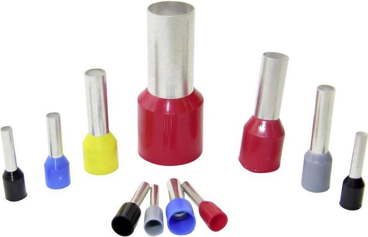 WKK Ce 002508D Aderendhülse 0.25 mm² Teilisoliert Violett 500 St.