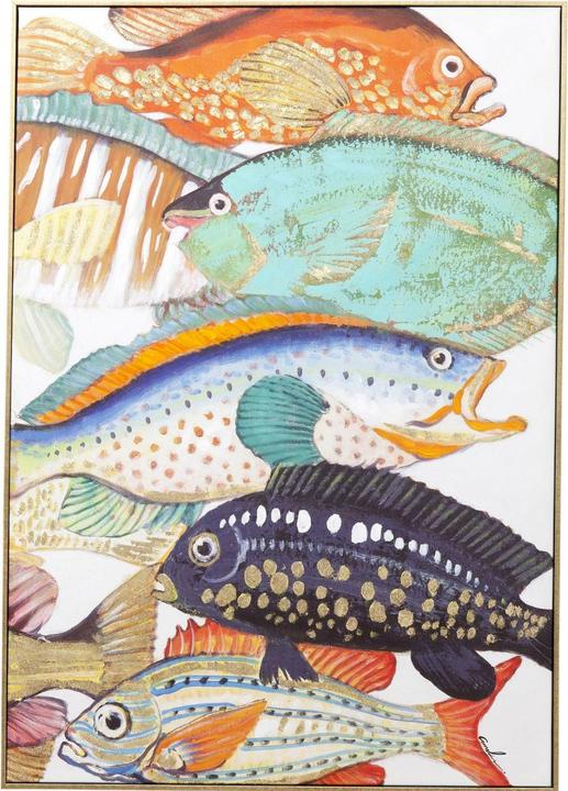 Image du produit Kare Design Tableau Touched Fish Meeting Two 100x70cm (70 x 100 cm)