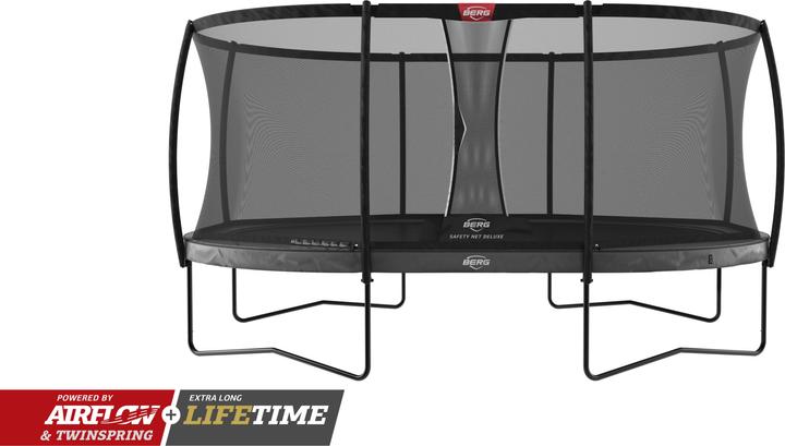 BERG 30.45.75.31 Freizeit- & Garten-Trampolin Outdoor Oval Schraubenfeder Trampolin über der Erde (520 cm)