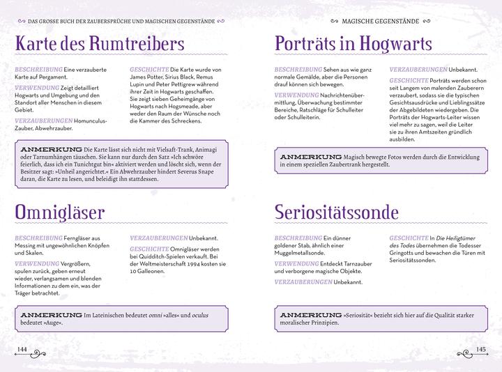Produktbild Das grosse Buch der Zaubersprüche und magischen Gegenstände für Potter-Fans (Deutsch, Millicent Shacklebolt, 2025)