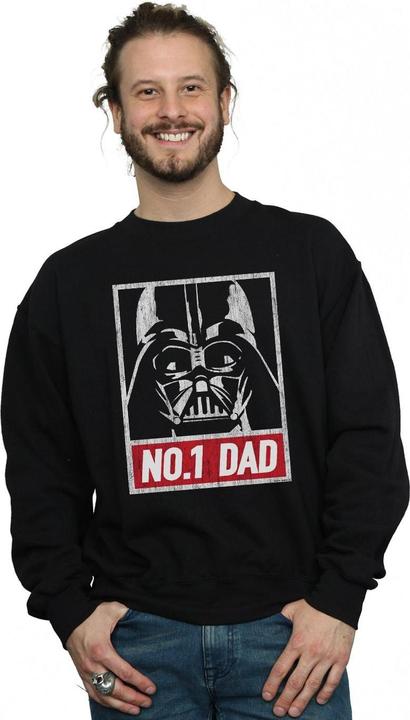 Immagine prodotto Star Wars Number One Dad Felpa Uomo (L)