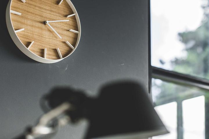 Actual product image Yamazaki Wall clock RIN (26.50 cm)